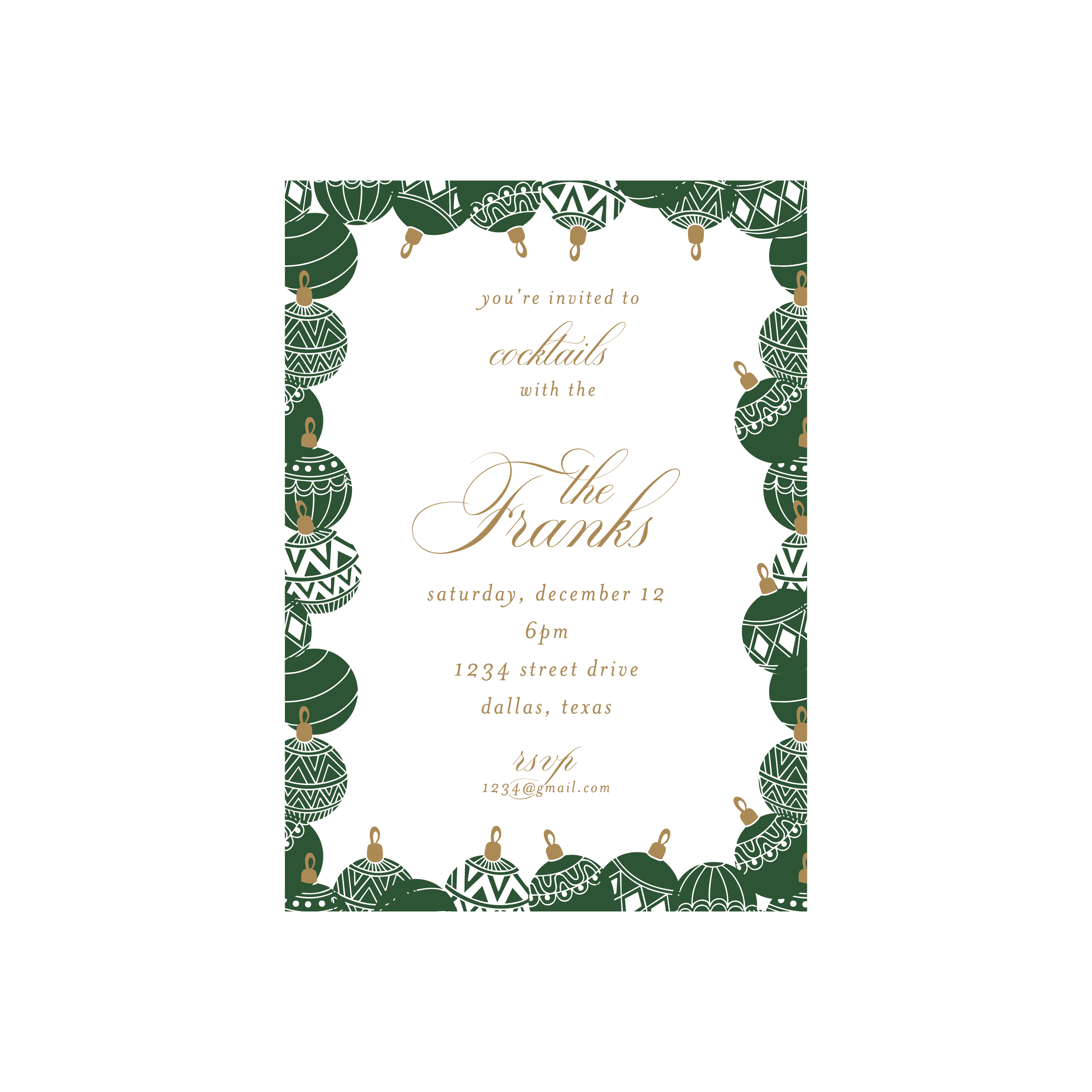 ornament | invitation
