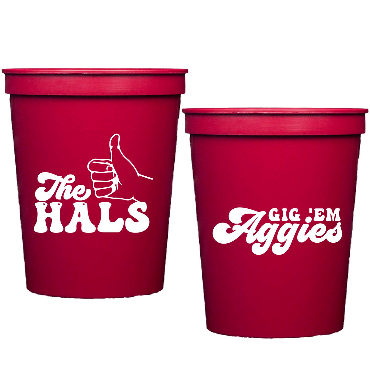 a&m gig em | stadium cups
