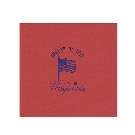 american flag | napkins | 3ply or linen