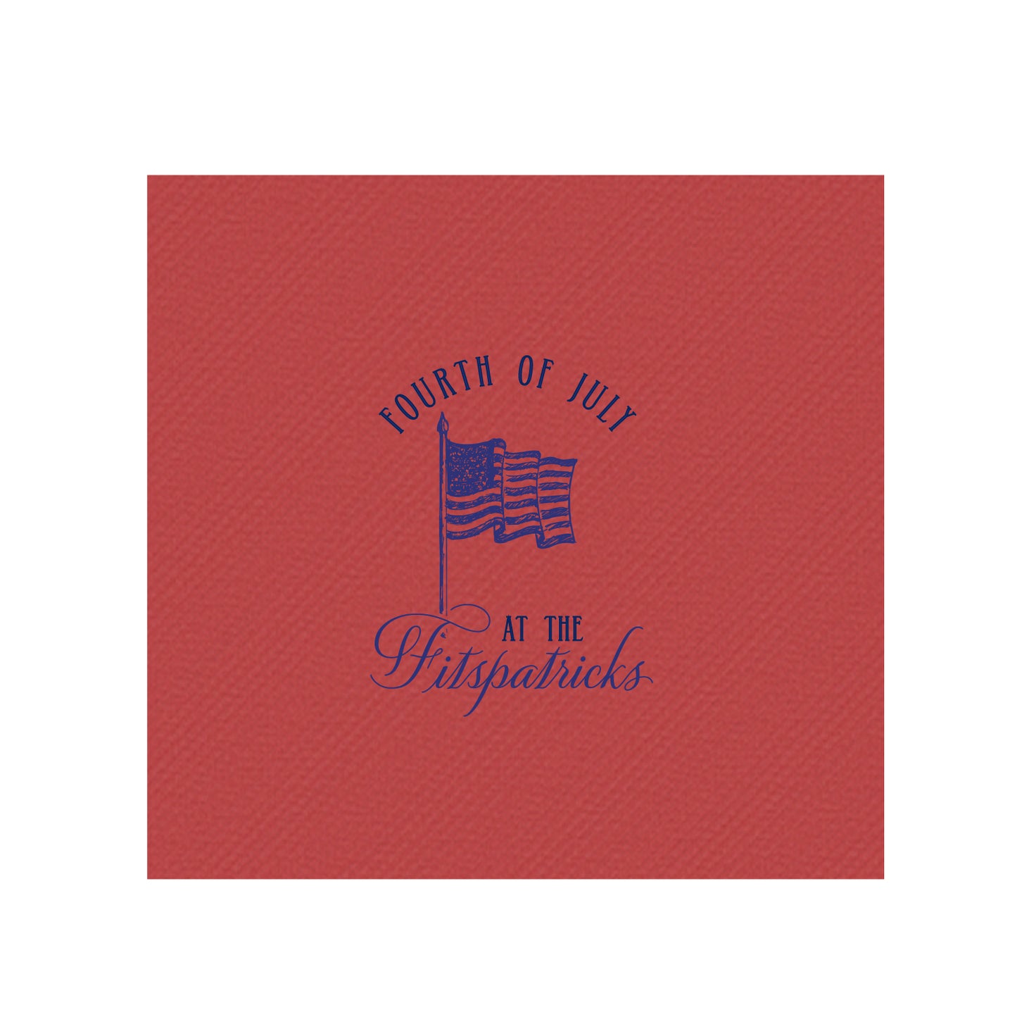 american flag | napkins | 3ply or linen