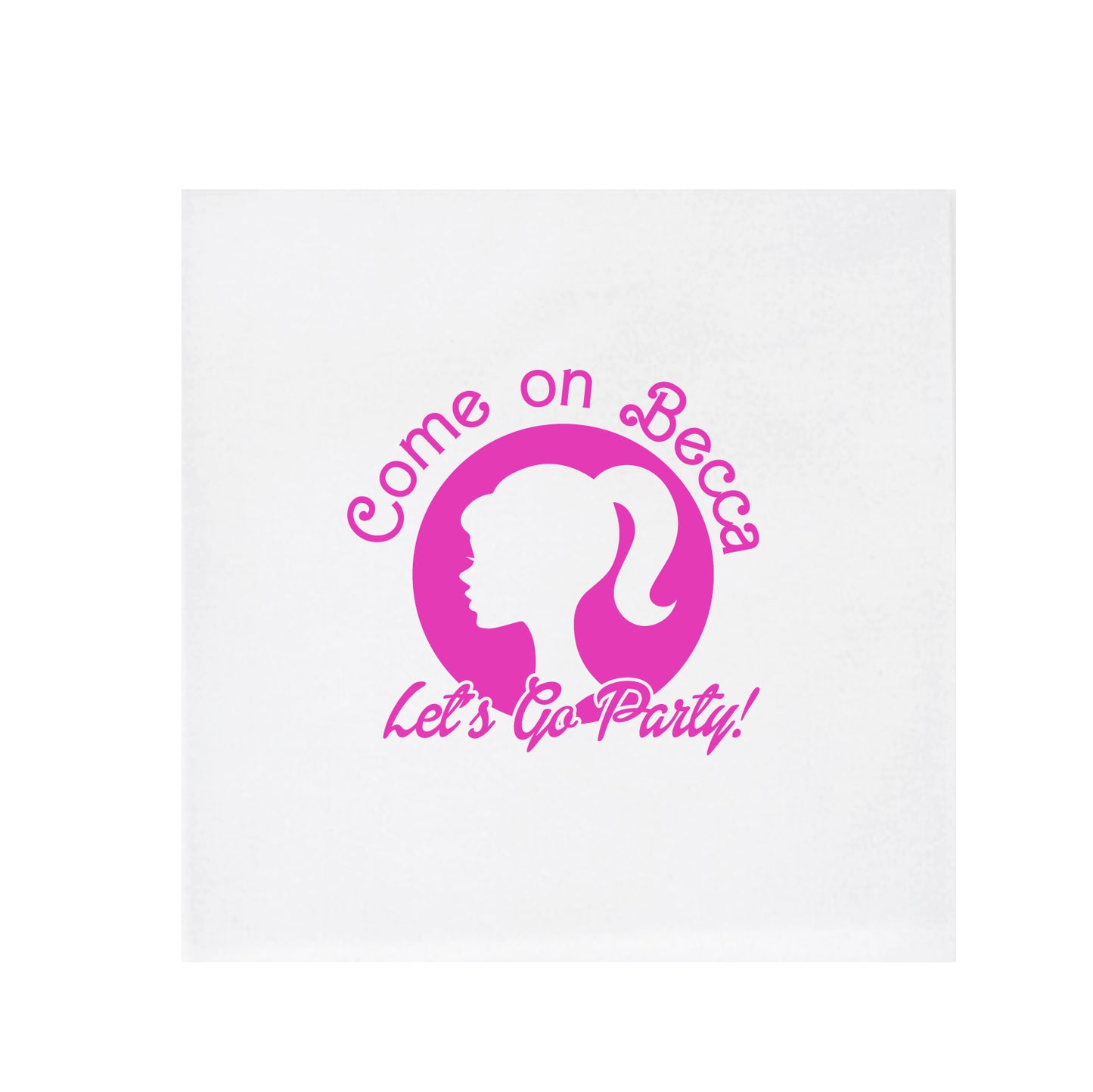 barbie party | beverage napkins | 3ply or linen