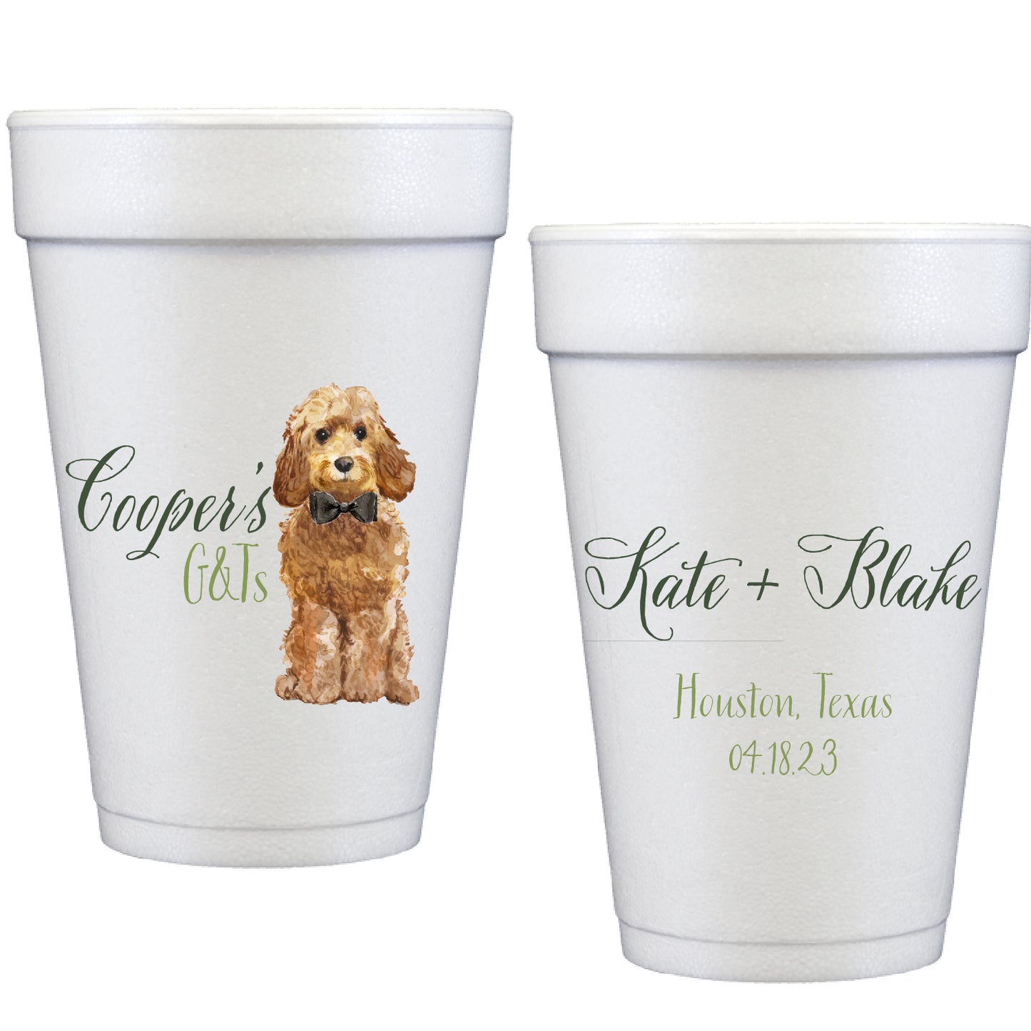 pet illustration | styrofoam cups | digital