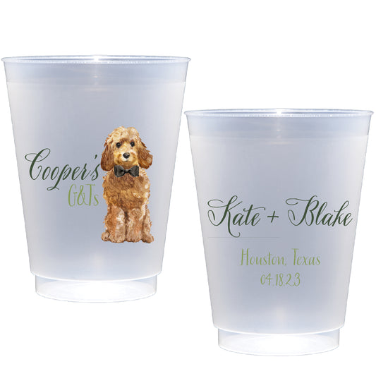 Personalized wedding dog | Frosted Flex Cup
