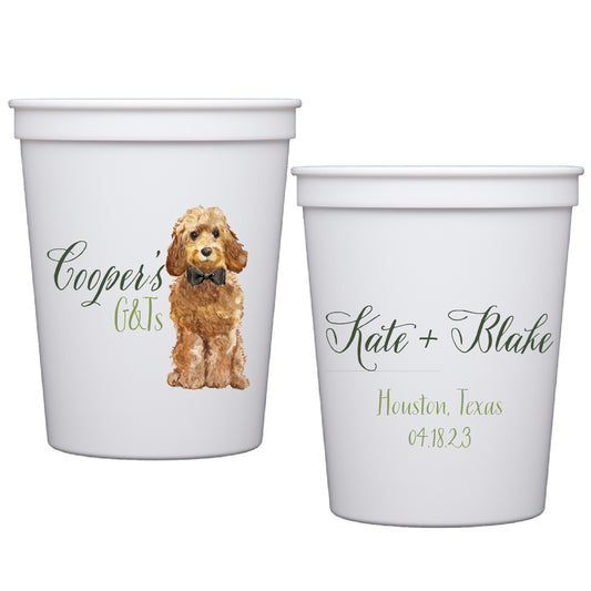 pet illustration | stadium cups | full color/digital print