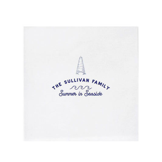 seaside icons | napkins | 3ply or linen