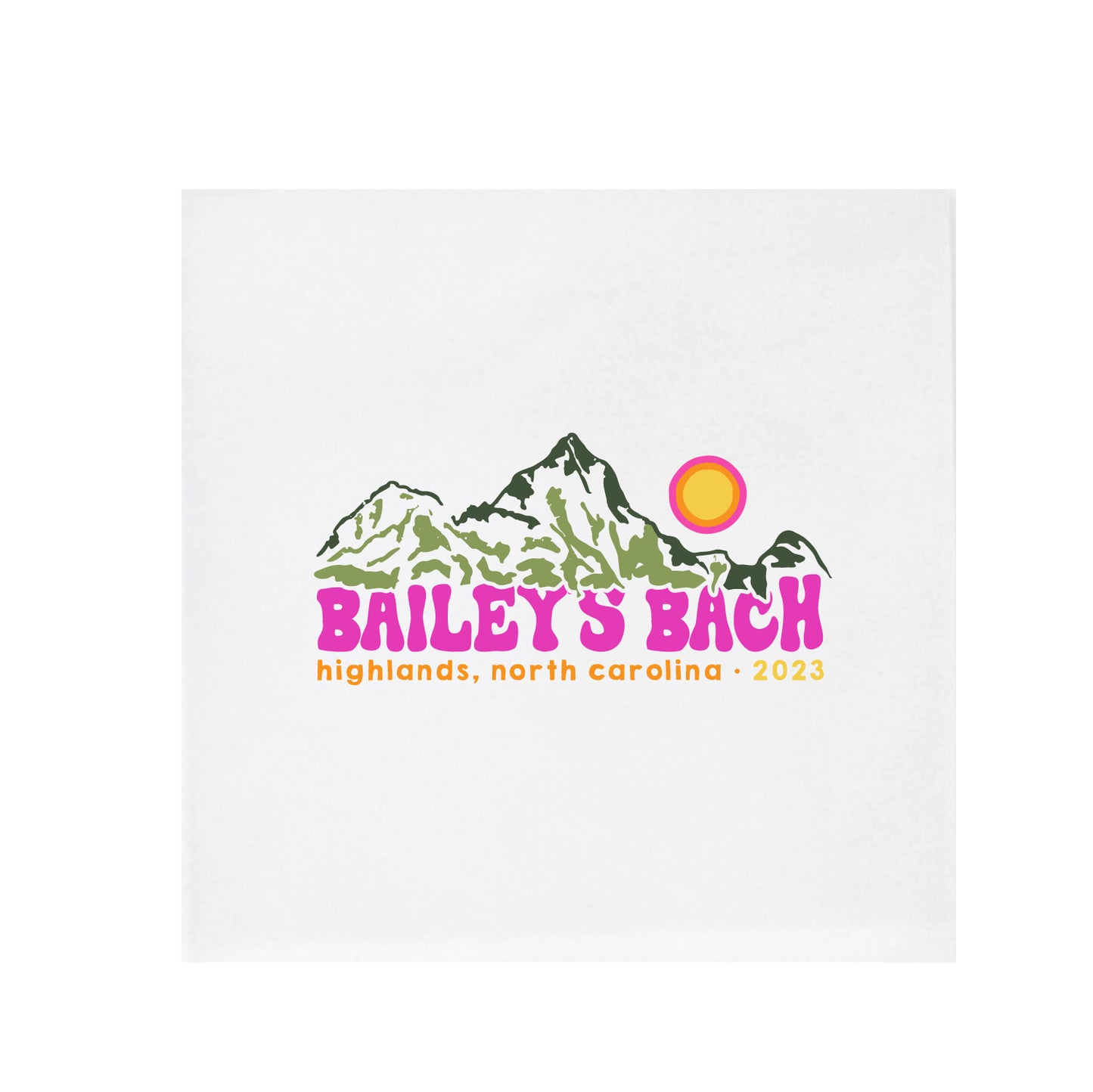 mountain summer | napkins | 3ply or linen