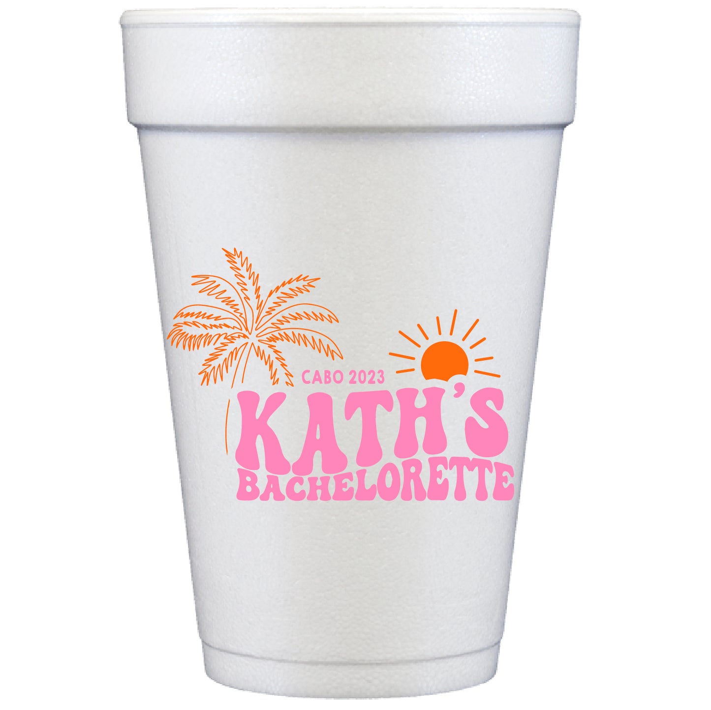fun in the sun | styrofoam cups
