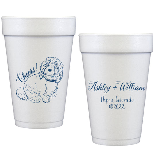 pet sketch | styrofoam cups
