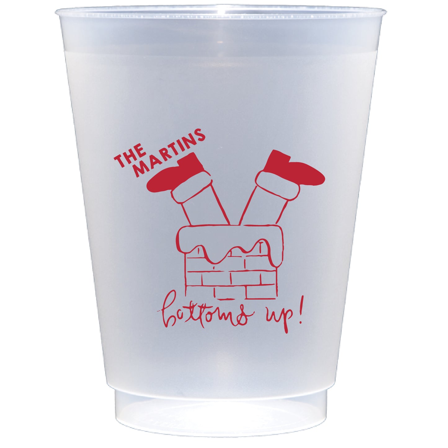 bottoms up | shatterproof frosted flex