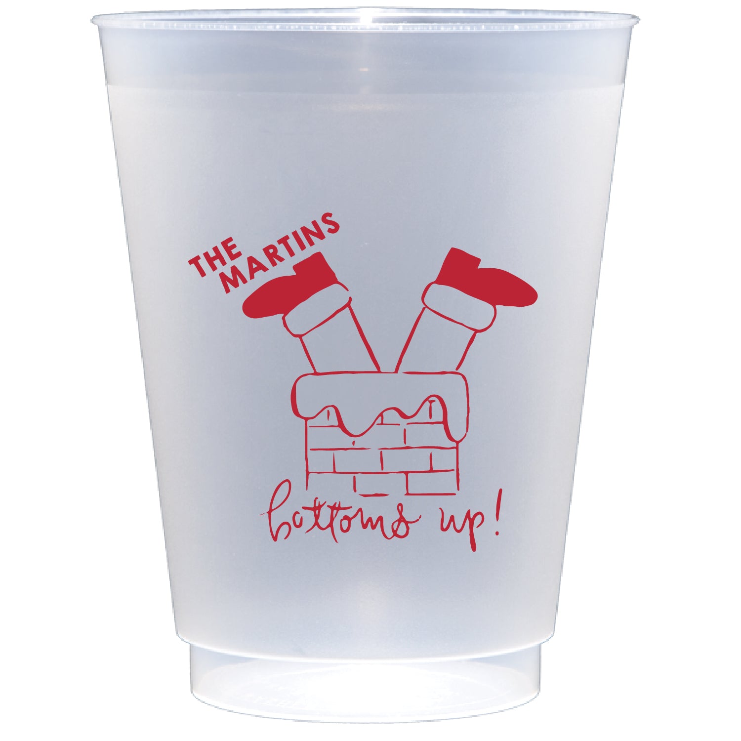 bottoms up | shatterproof frosted flex