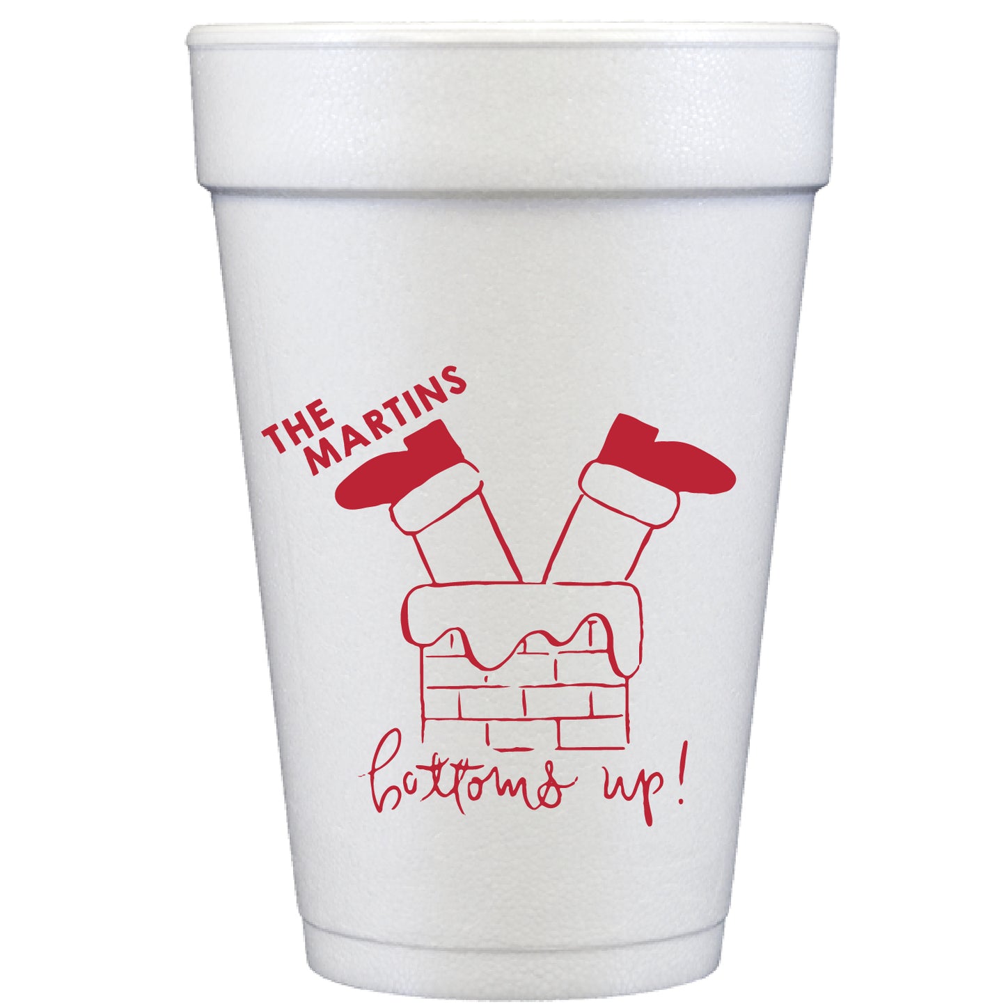 bottoms up | styrofoam cups