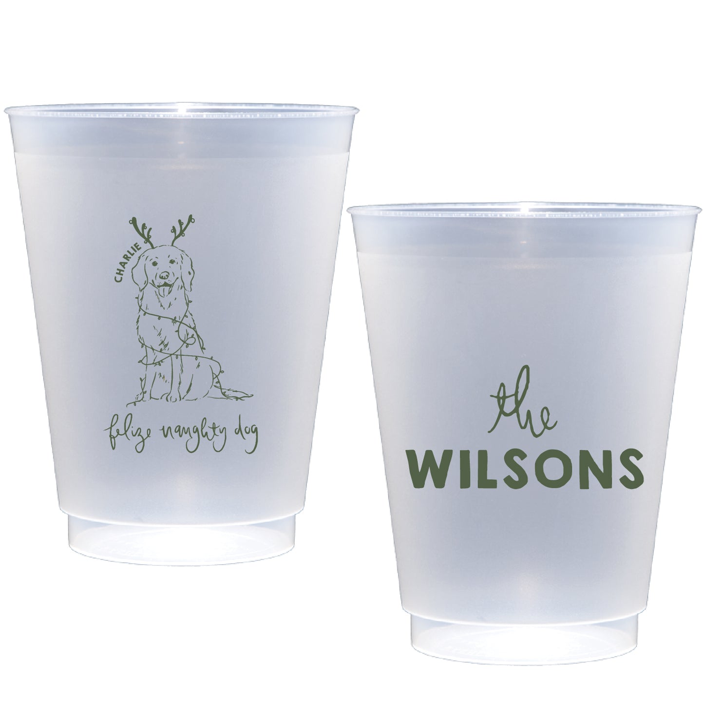 feliz naughty dog | shatterproof frosted flex