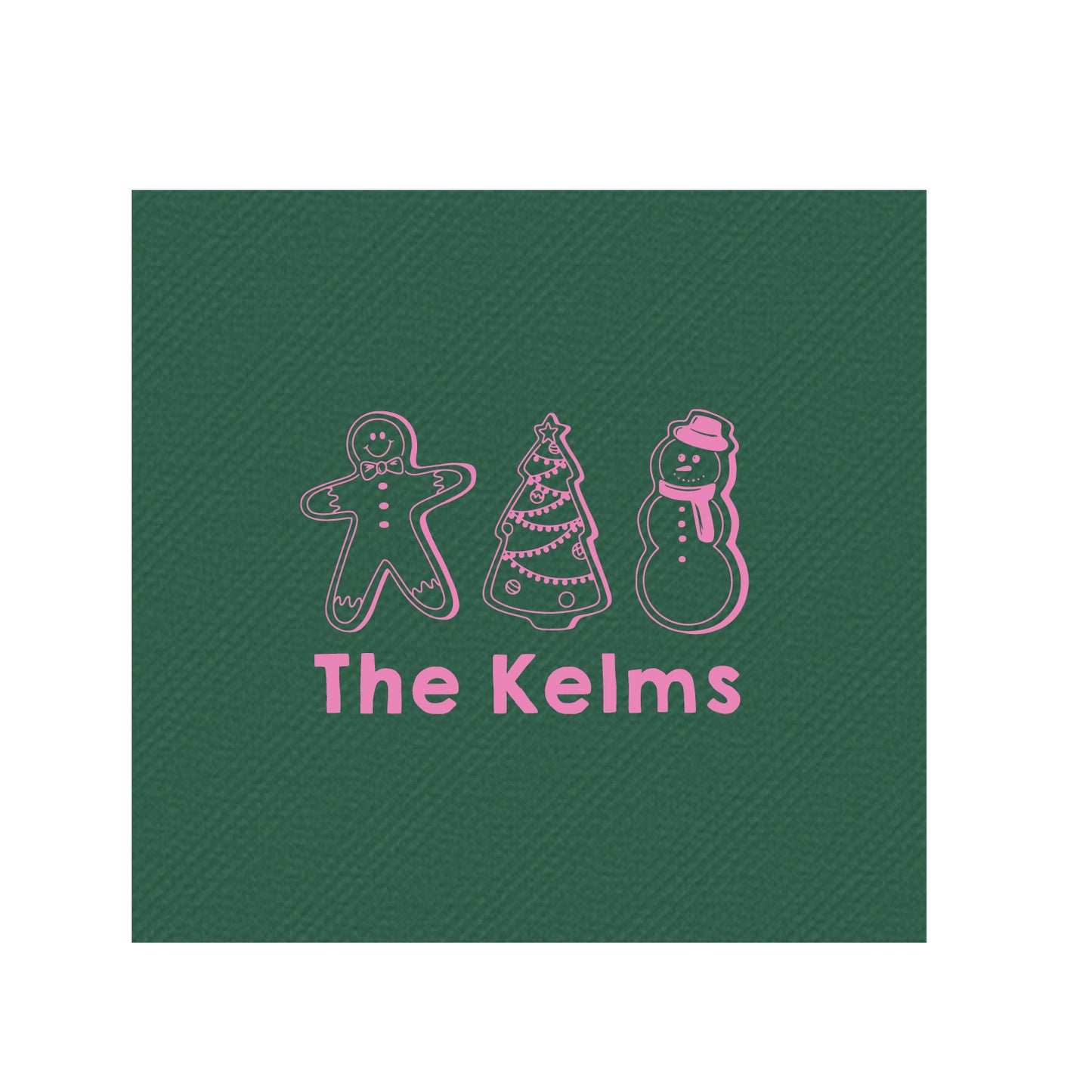 christmas cookies | beverage napkins | 3ply or linen