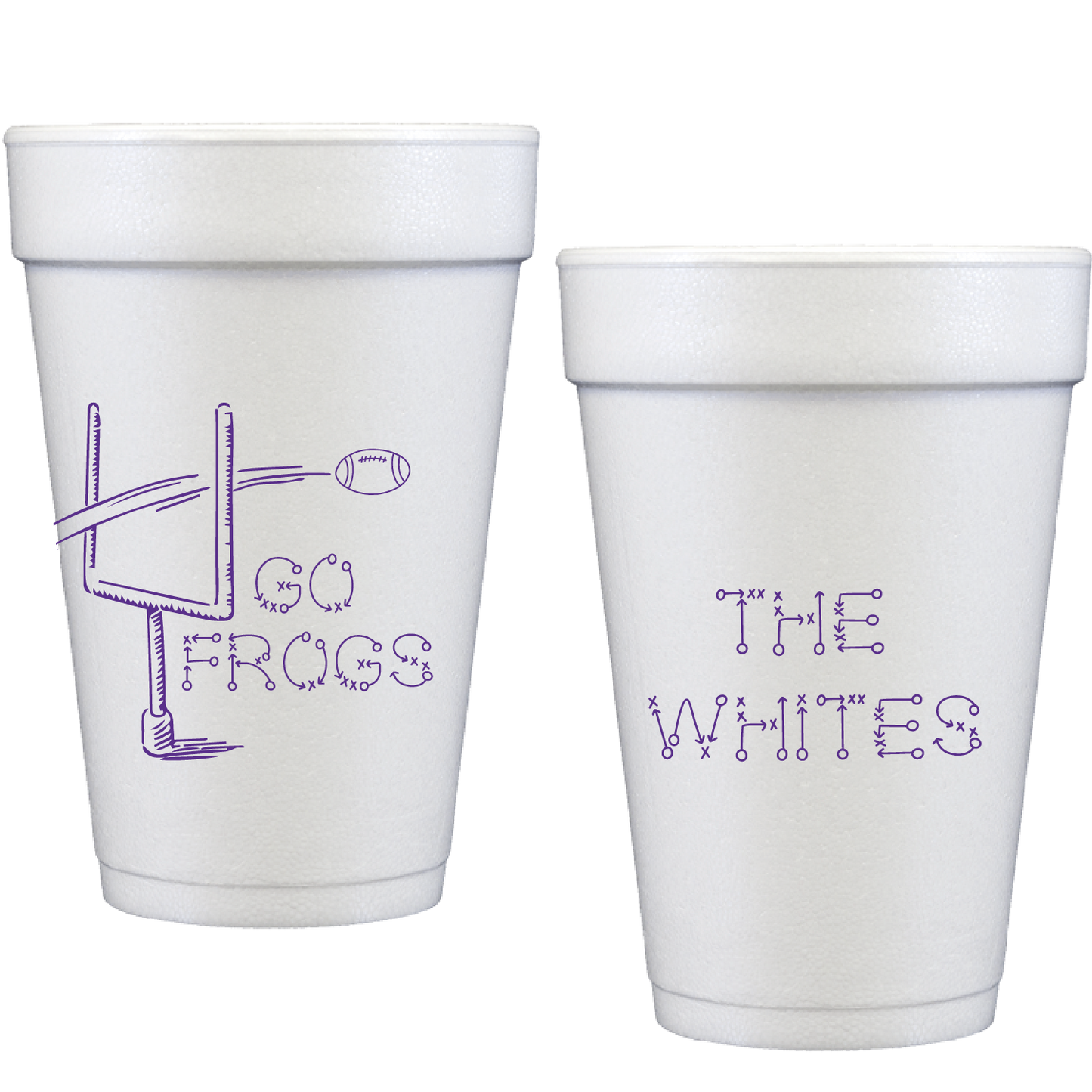tailgate | frogs | styrofoam cup
