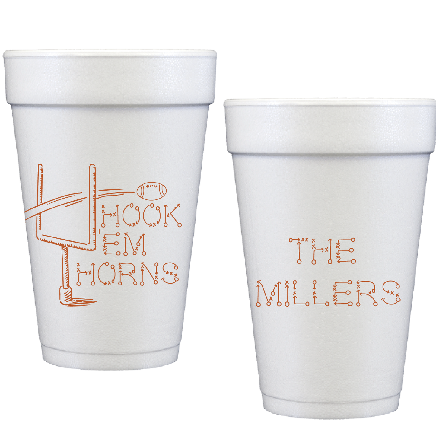 tailgate | horns | styrofoam cup
