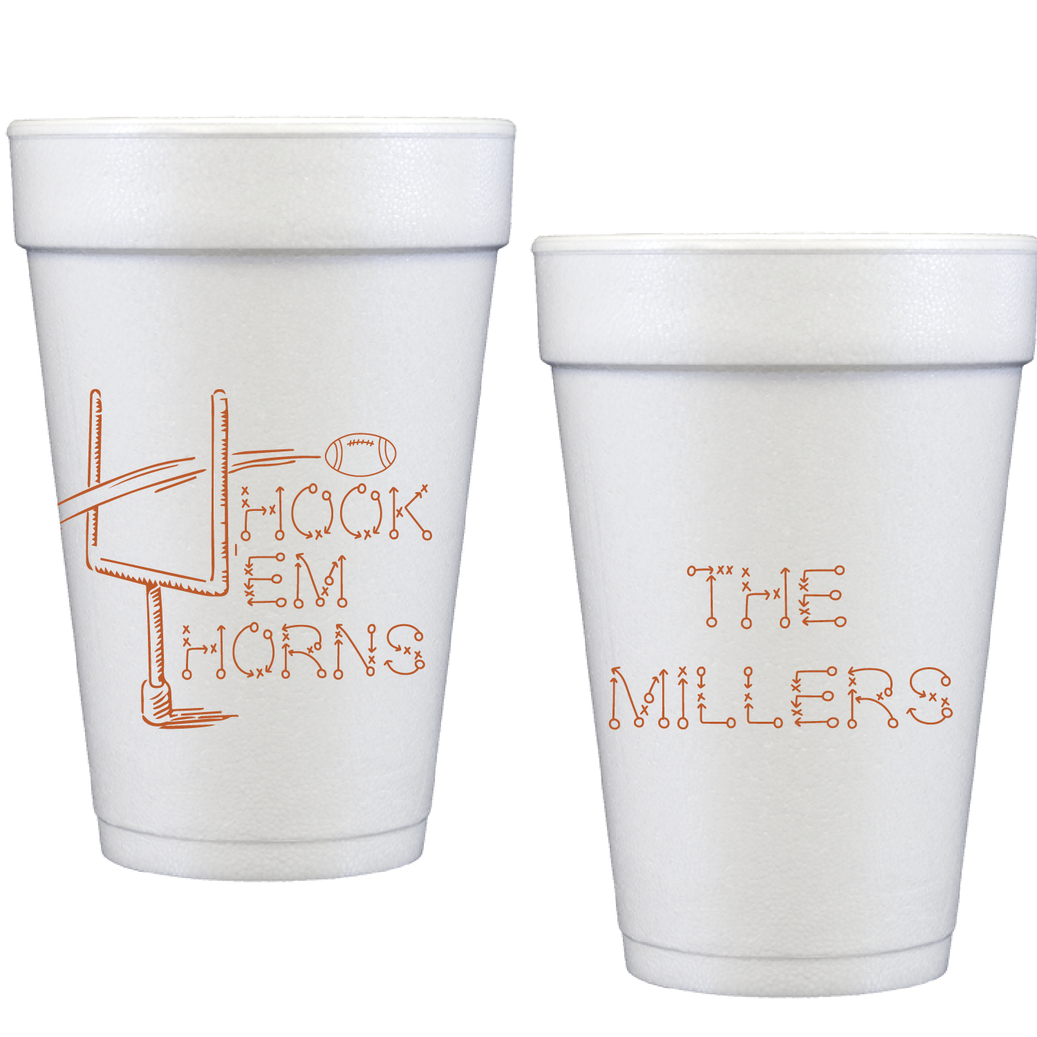 tailgate | horns | styrofoam cup