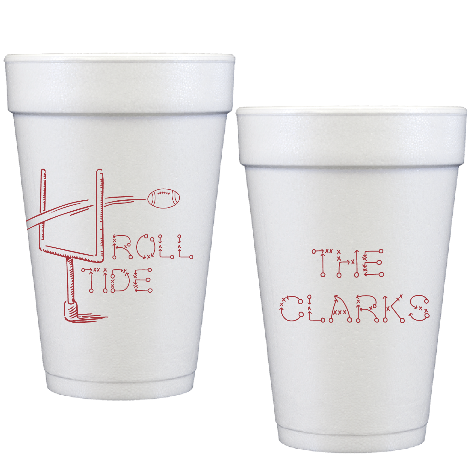 tailgate | bama | styrofoam cup