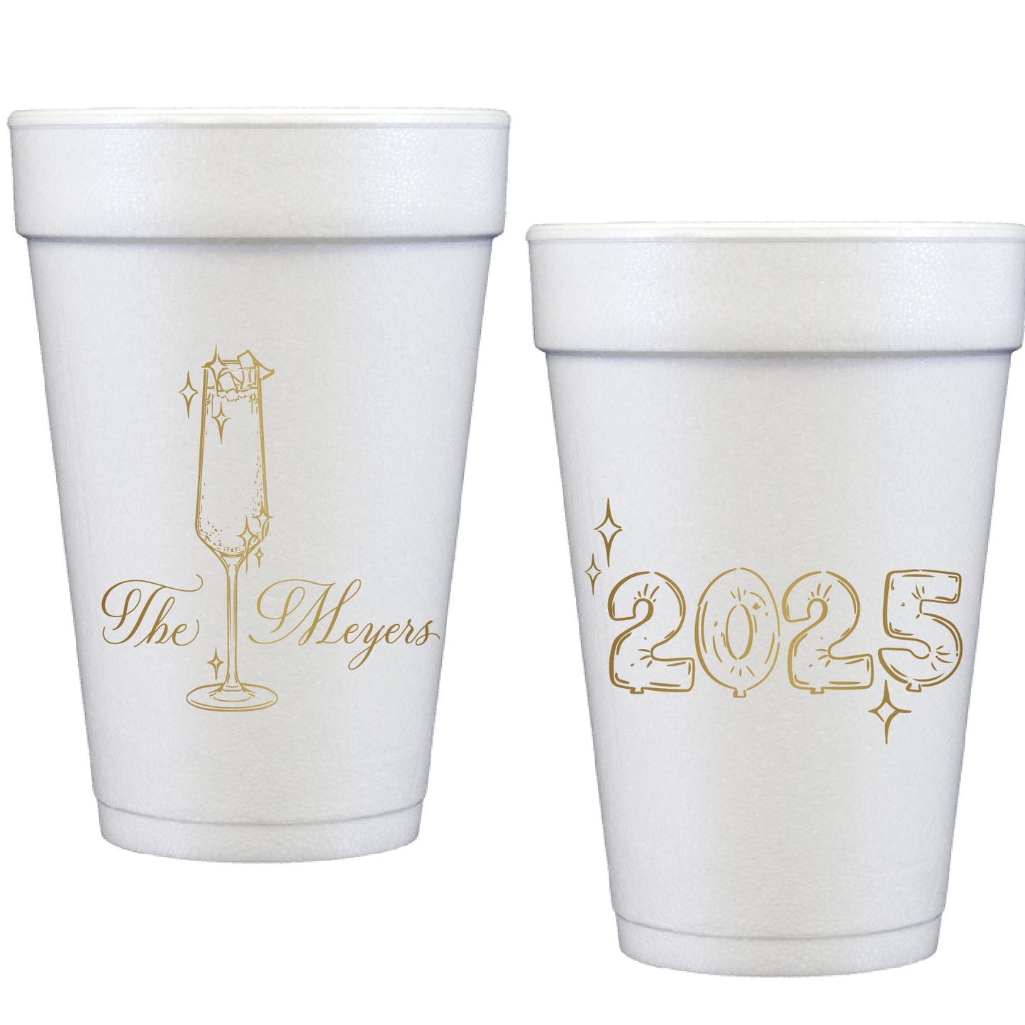 classic nye | styrofoam cups