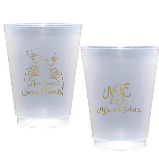 nye cheers | shatterproof frosted flex