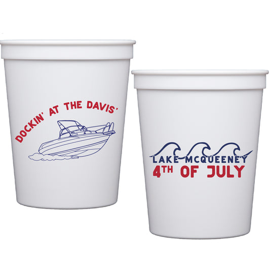 ski boat | stadium cups