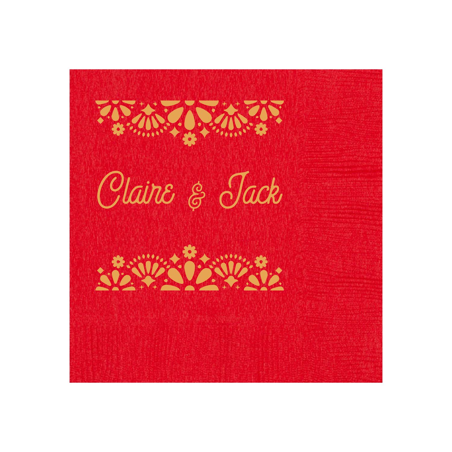 fiesta folk | beverage napkins | 3ply or linen