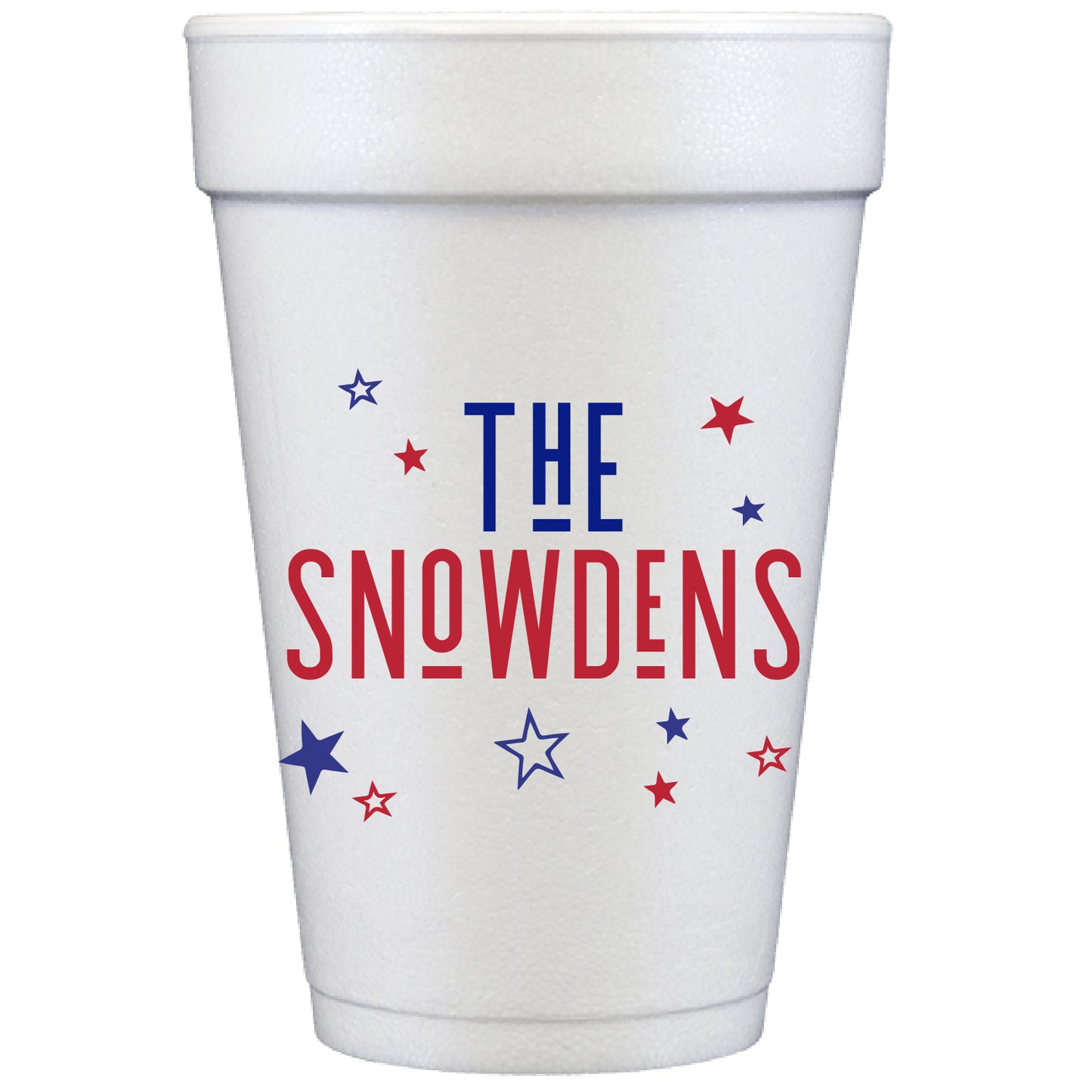 stars and stripes name | styrofoam cups