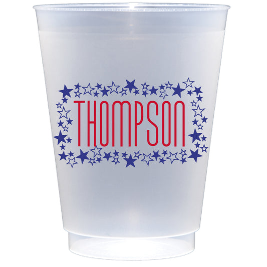 Personalized star frame | Frosted Flex Cup