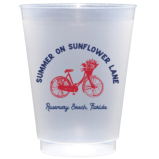 Patriotic Summer Bike | Frosted Flex Cup