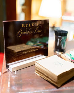 personalized bar list signage