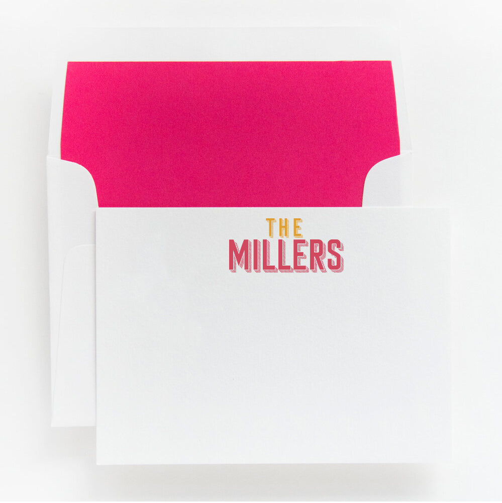 11-L191 | personal stationery | letterpress & flat printing