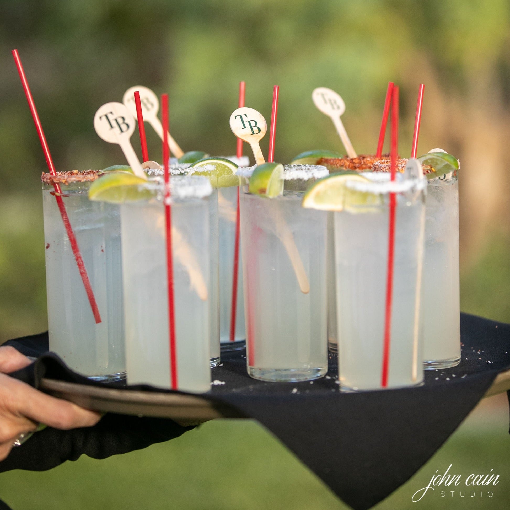 Personalized wooden stir sticks