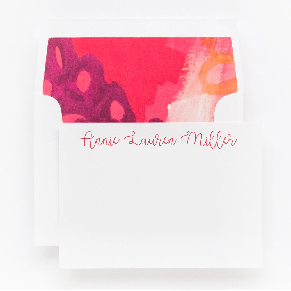 15-L225 | personal stationery | letterpress & flat printing
