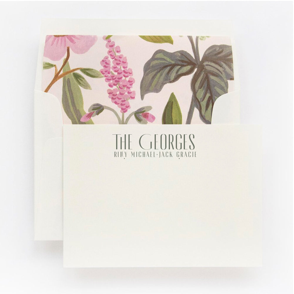 26-L254 | personal stationery | letterpress & flat printing