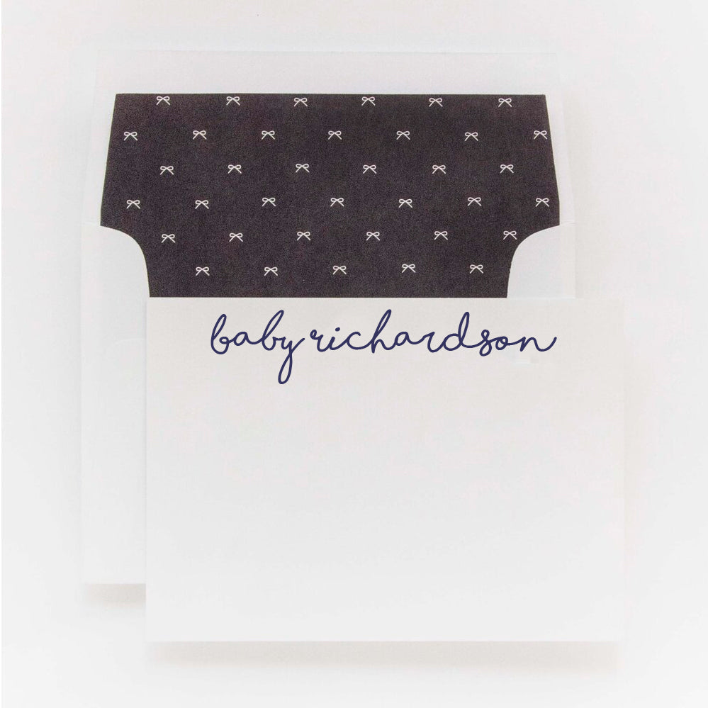 37-L273 | personal stationery | letterpress & flat printing