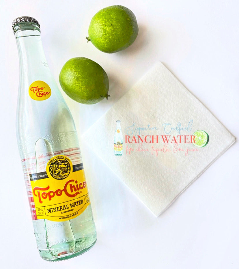 ranch water | styrofoam cups