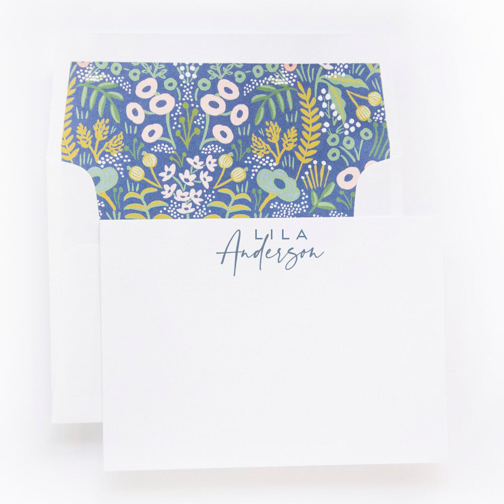 44-L296 | personal stationery | letterpress & flat printing