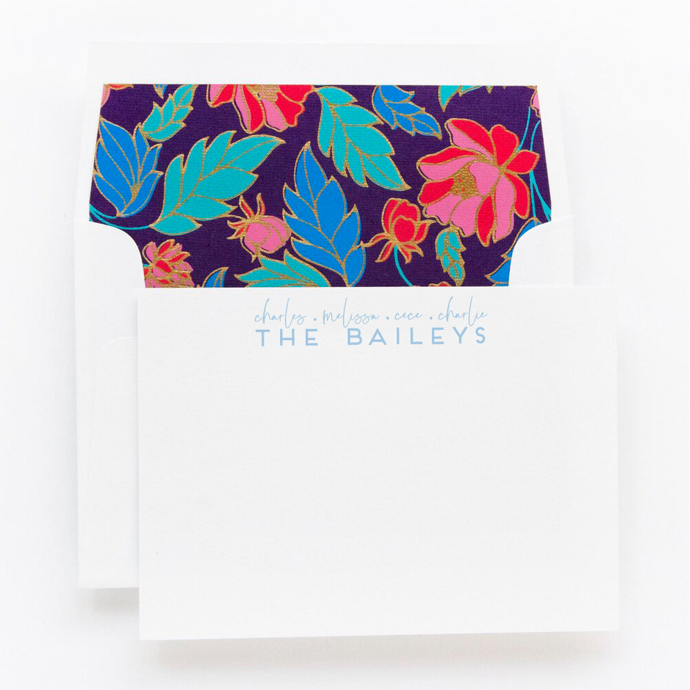 48-L303 | personal stationery | letterpress & flat printing