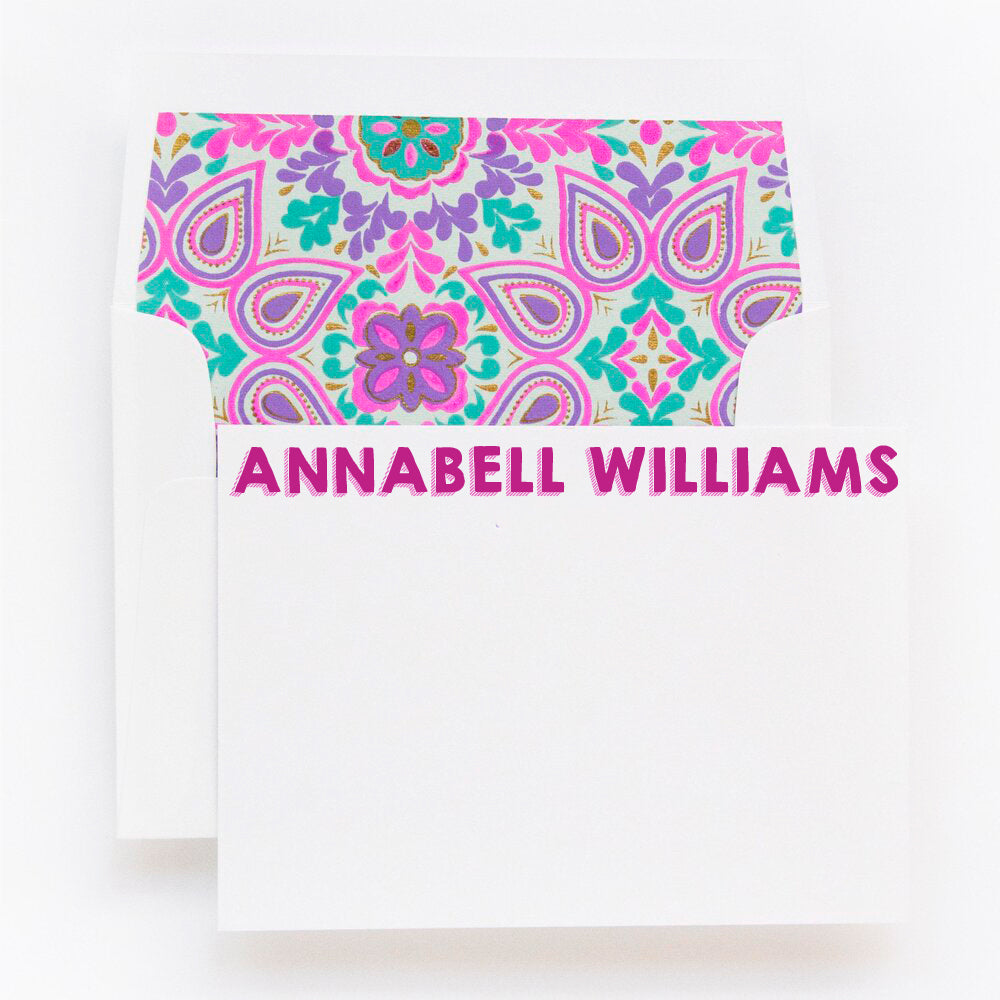 49-L306 | personal stationery | letterpress & flat printing