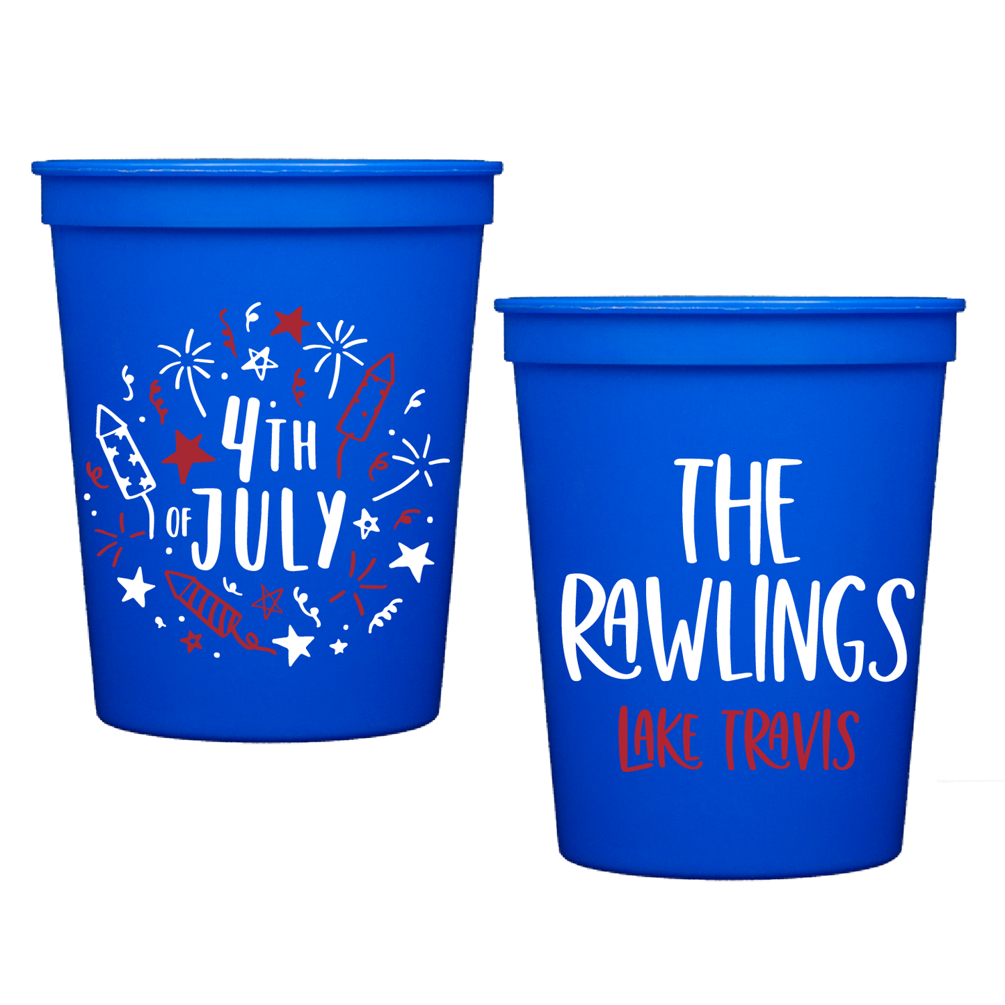 patriotic doodles | stadium cups