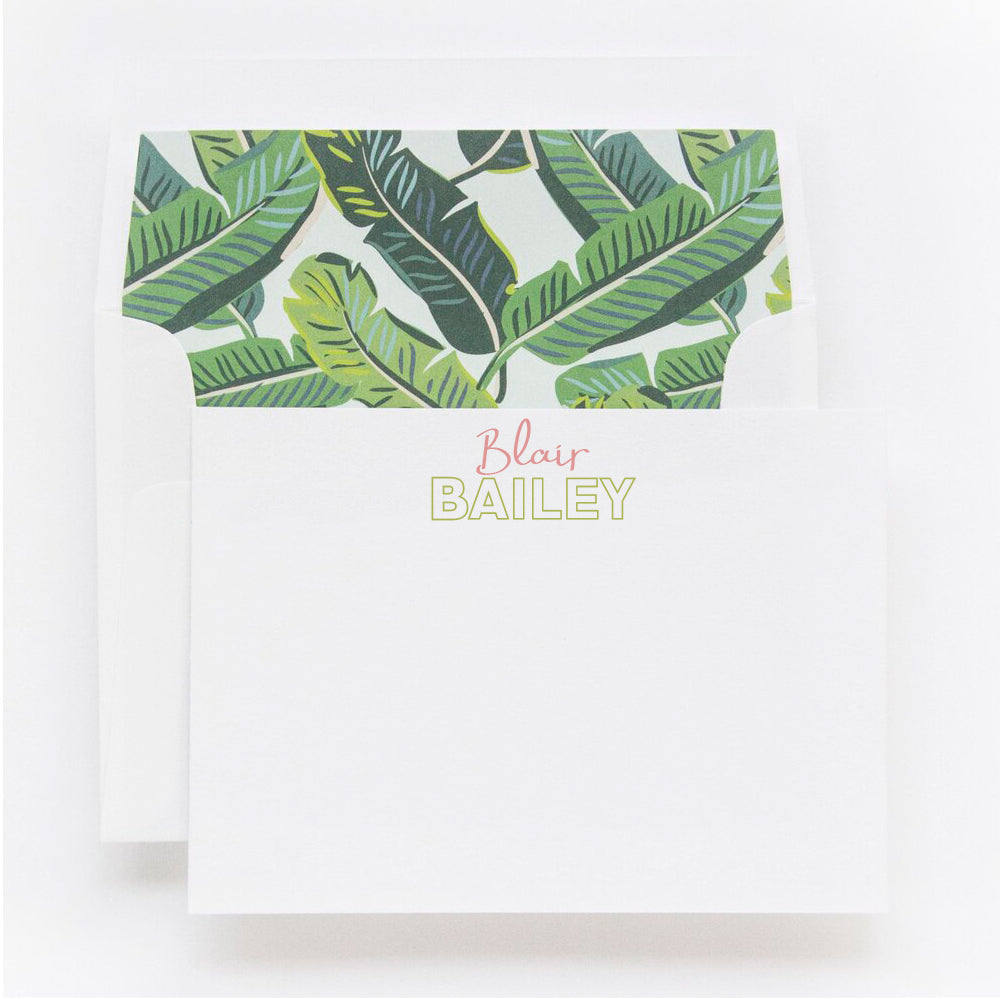 63-L324 | personal stationery | letterpress & flat printing