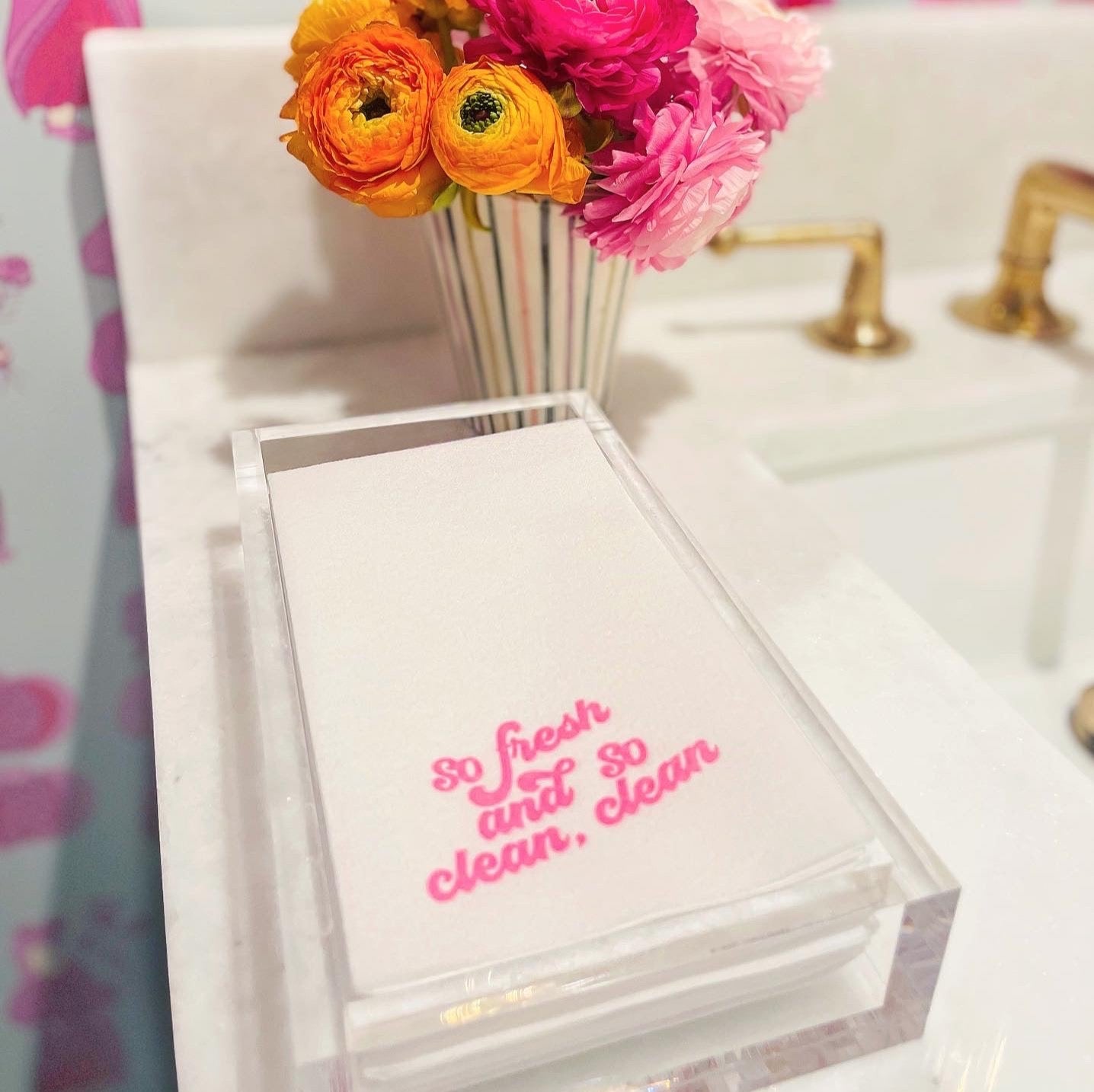 Personalized guest towels