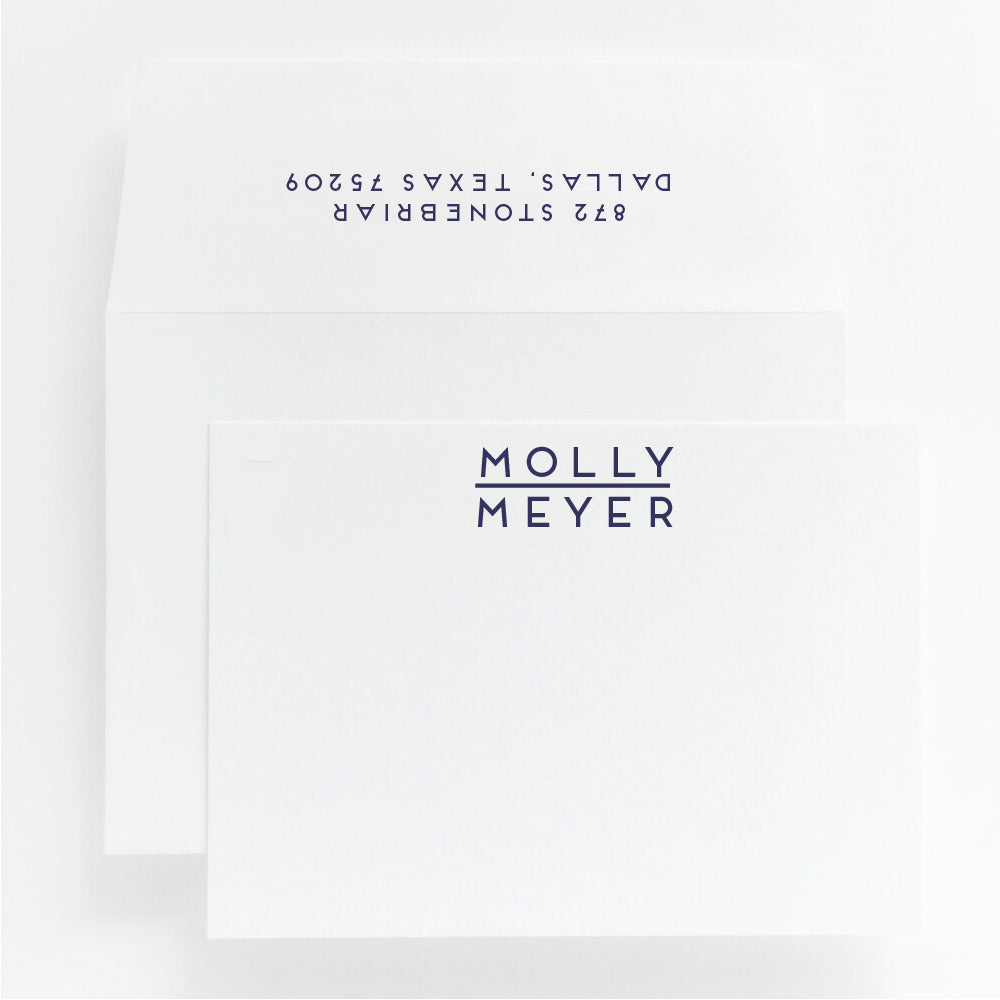 84 | personal stationery | letterpress & flat printing