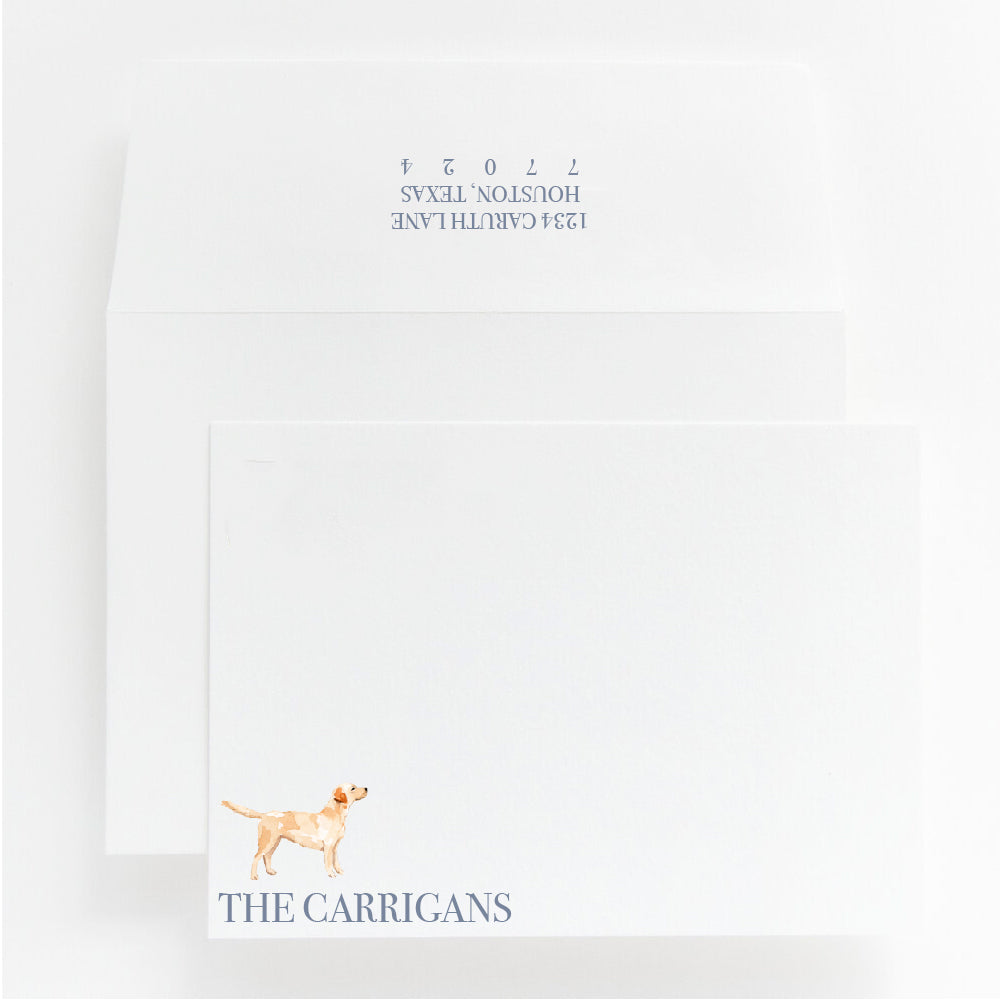 puppy (80+ breeds) | personal stationery | flat printing