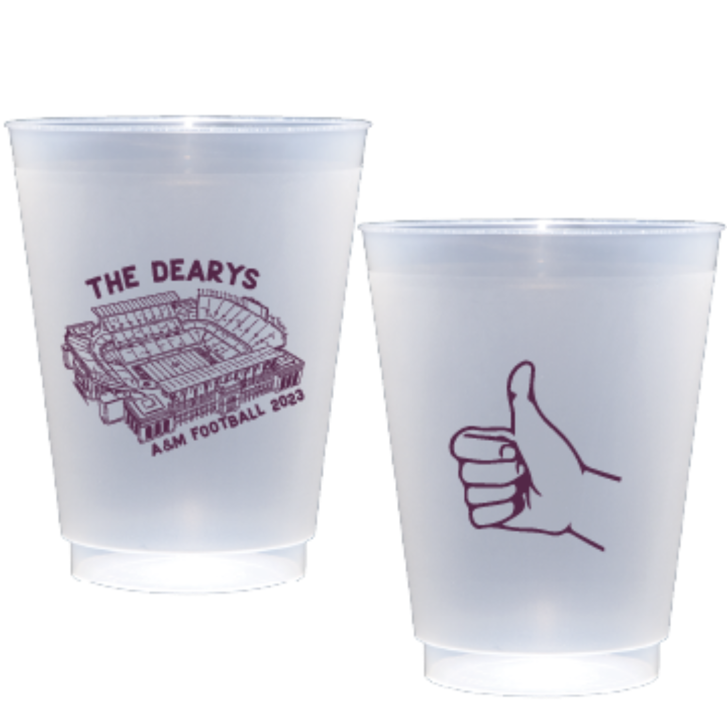 ATM Stadium Sketch Personalized Flex Cup