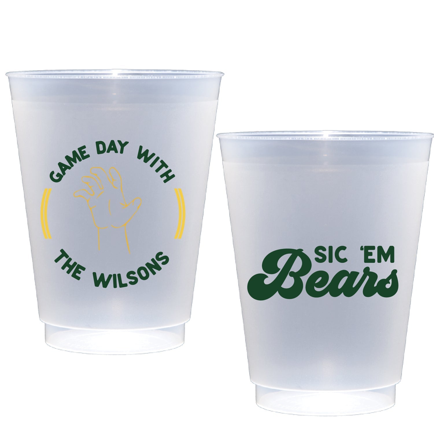 Baylor Game Day Personalized Flex Cup