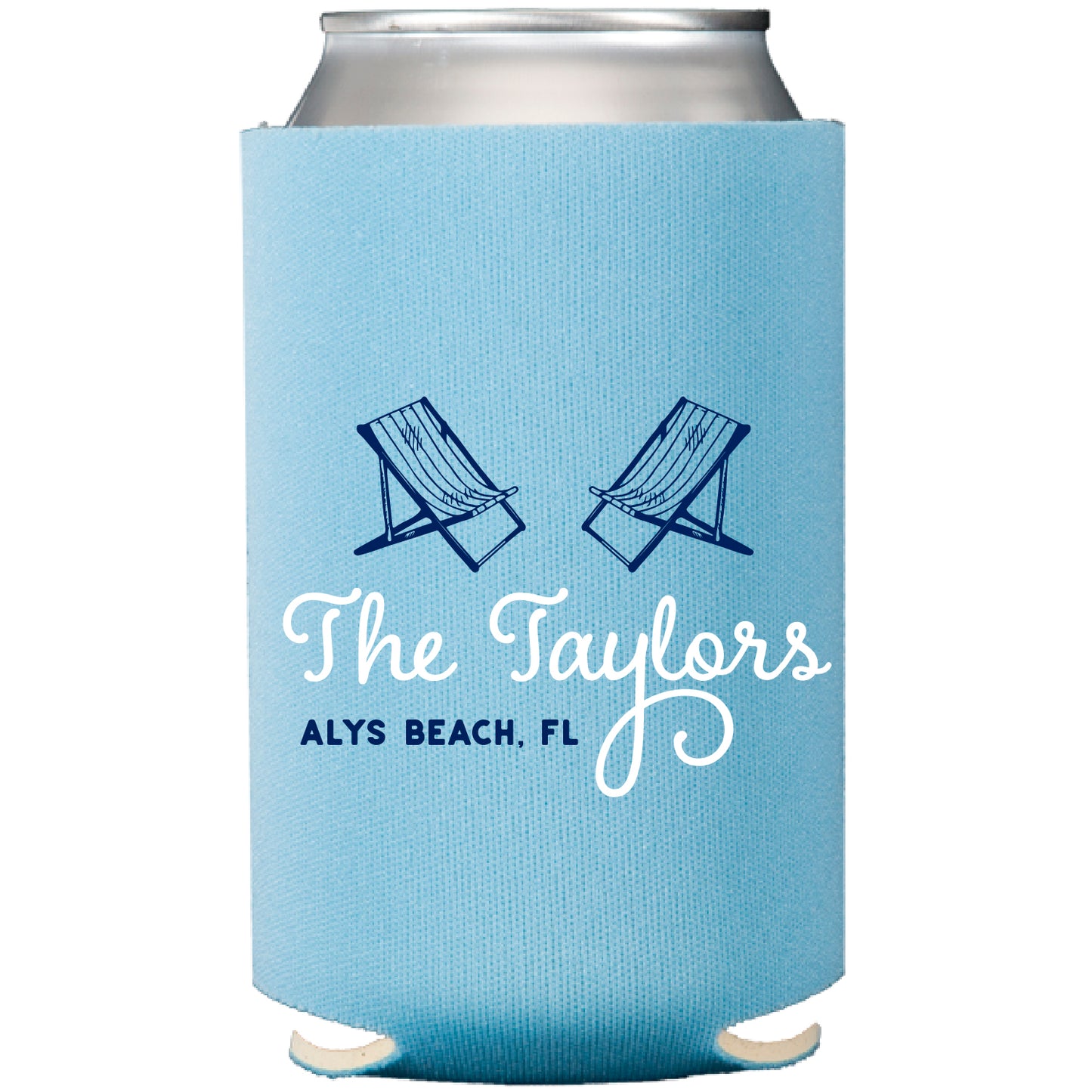 beach chair | can cooler