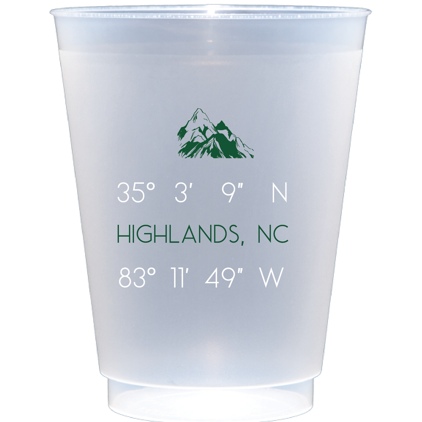 coordinates | shatterproof frosted flex