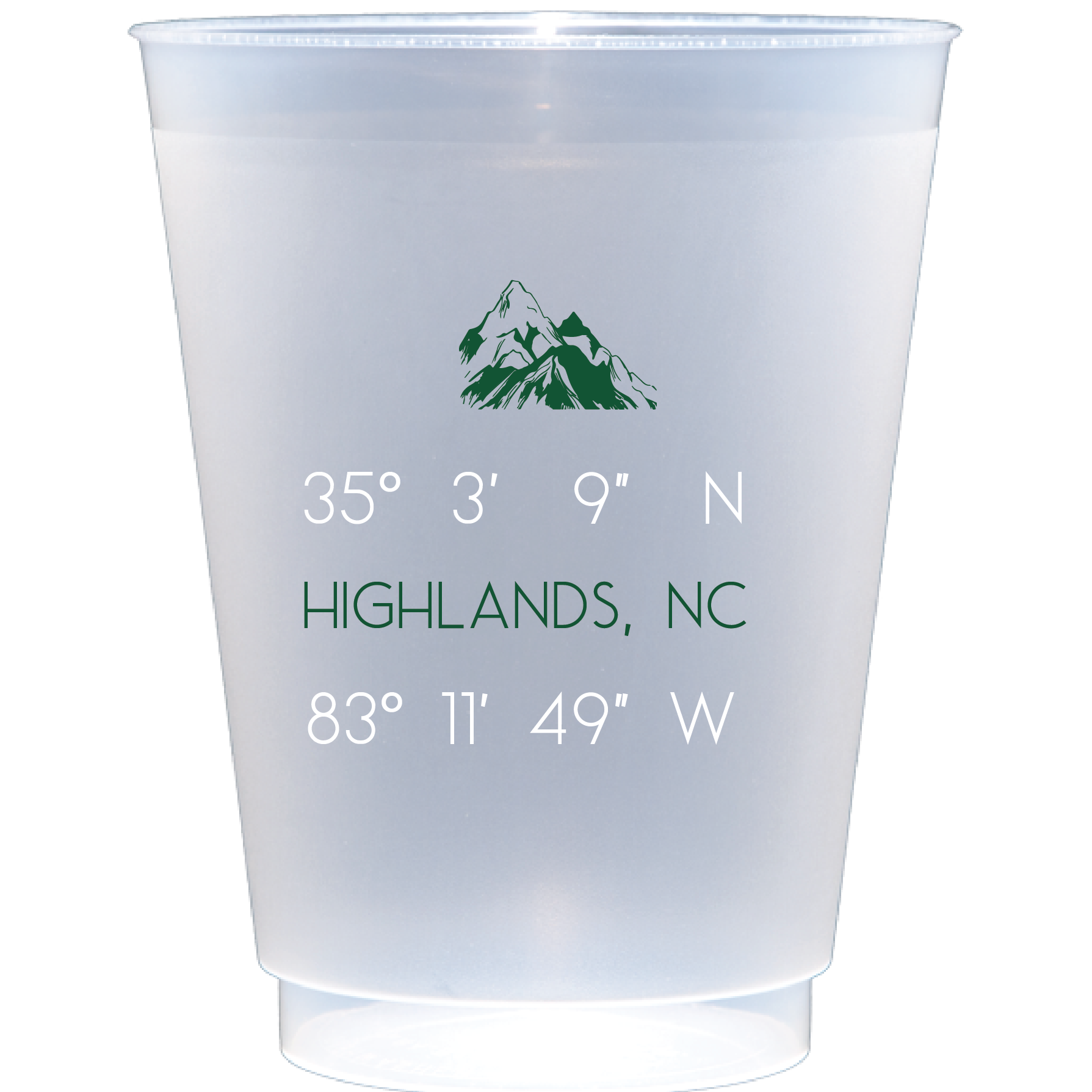coordinates | shatterproof frosted flex