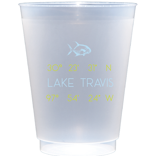 Personalized coordinates | Frosted Flex Cup