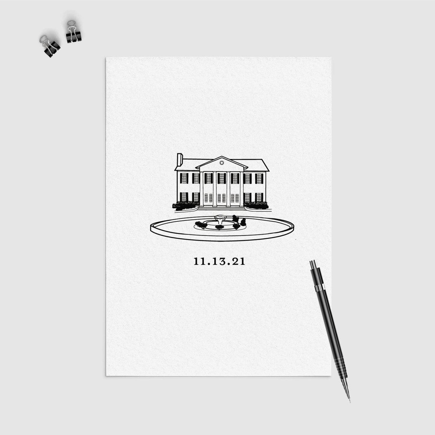 venue sketch | digital file